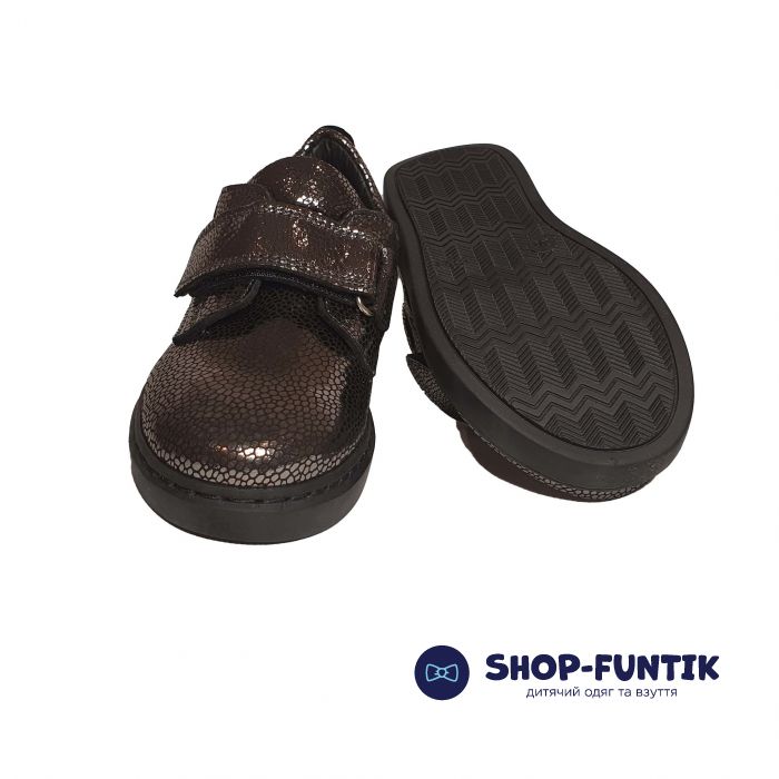 Кроссовки Tiflani черные с липучками 08Р21