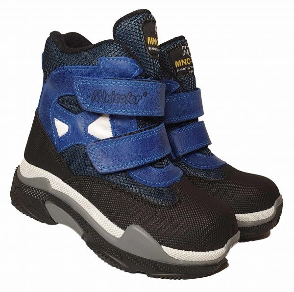 Ботинки Miniсolor синие на две липучки 2591-10