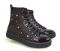Ботинки Tunel  черные украшены стразами и камушками 1873