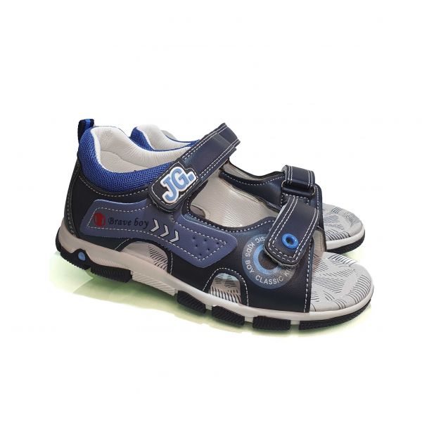 Сандалии Jong Golf сине-голубые открытые 20287