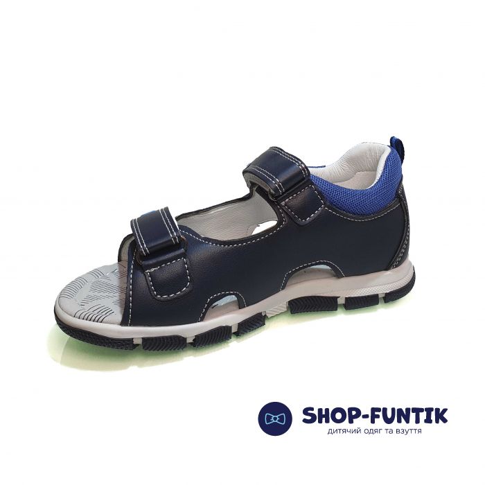 Сандалии Jong Golf сине-голубые открытые 20287