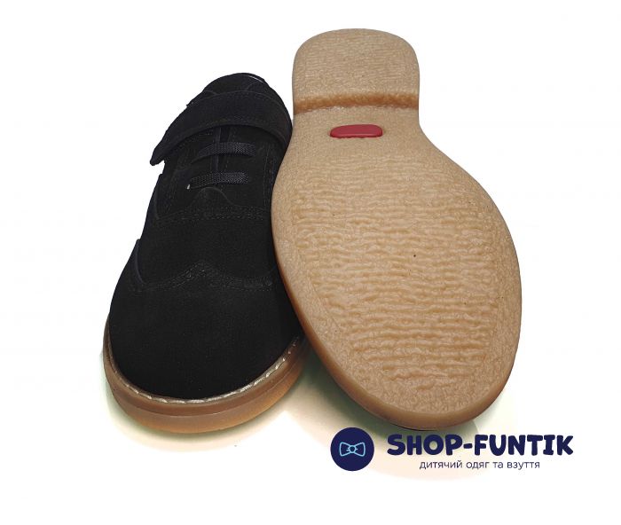 Туфли Tunel черные замшевые 0459