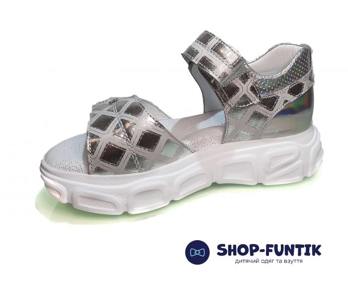 Босоножки Panda светло-серые 003 551