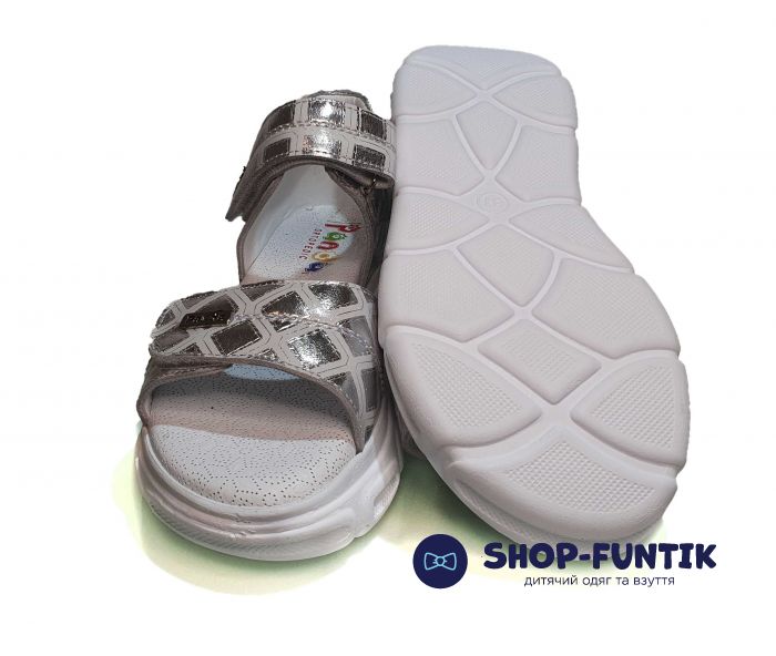 Босоножки Panda светло-серые 003 551