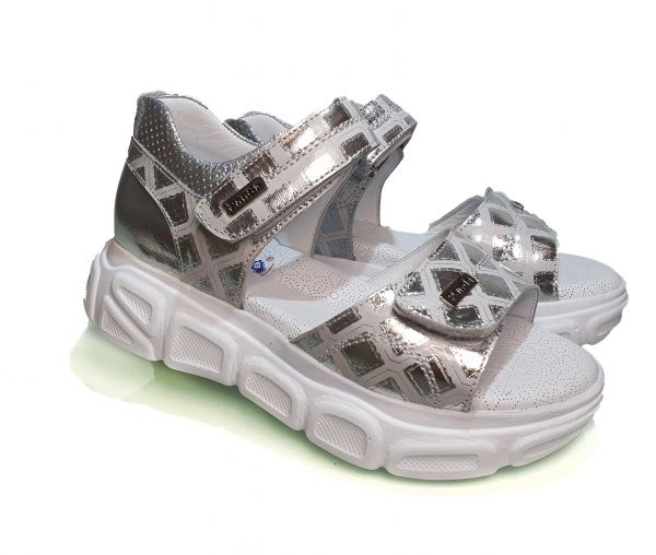 Босоножки Panda светло-серые 003 551