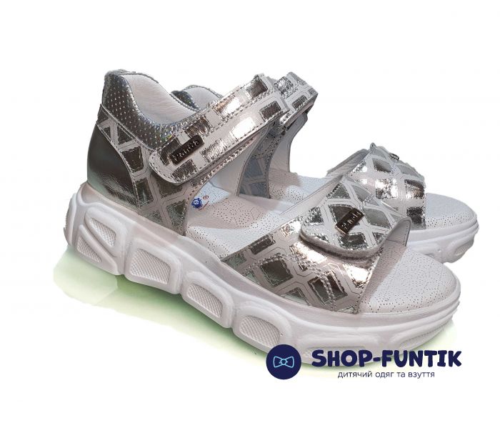 Босоножки Panda светло-серые 003 551
