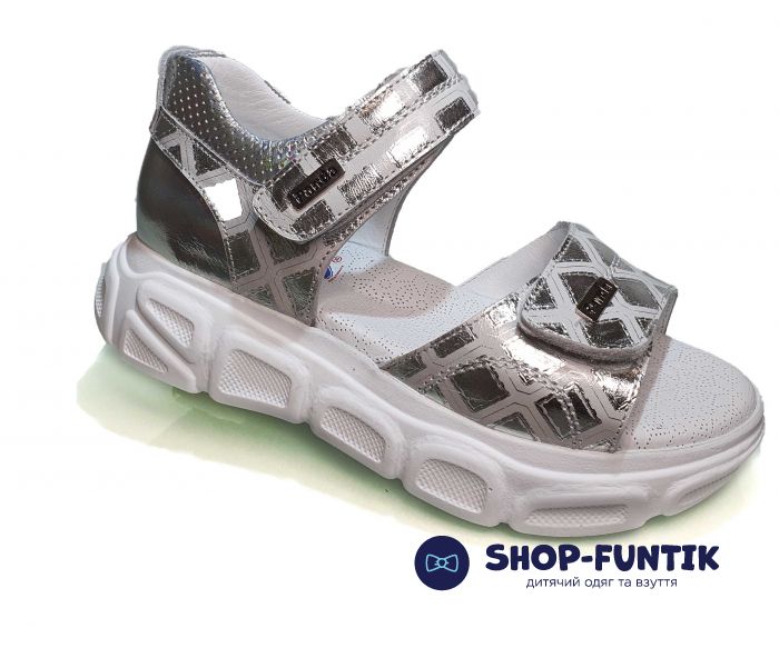 Босоножки Panda светло-серые 003 551