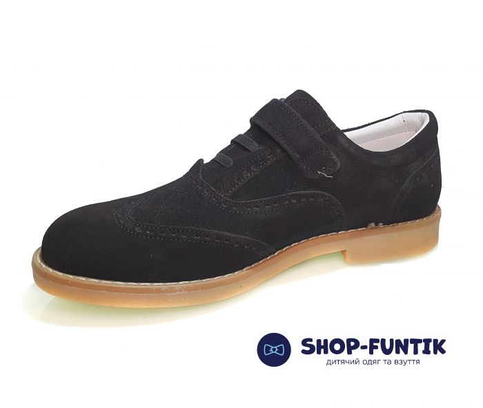 Туфли Tunel черные замшевые 0459