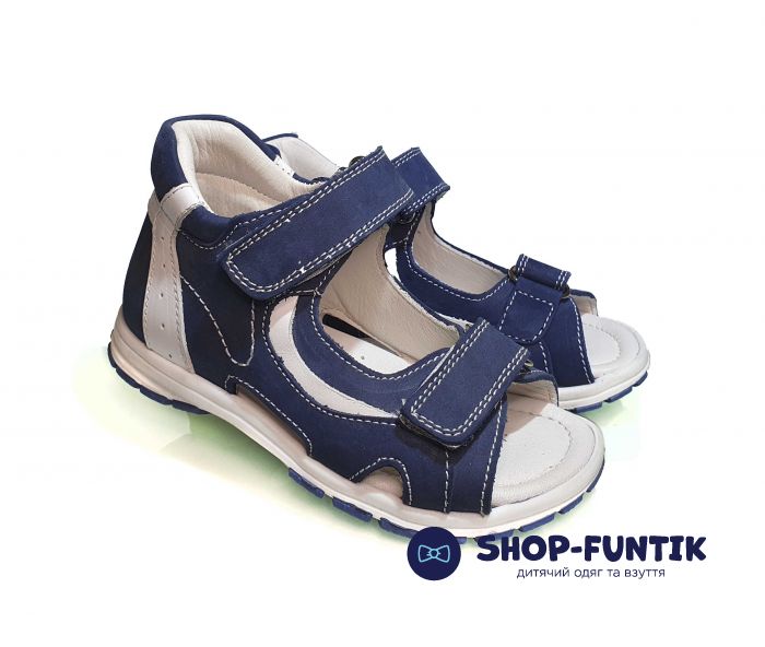 Сандалии Tunel синие-белые 1322-11