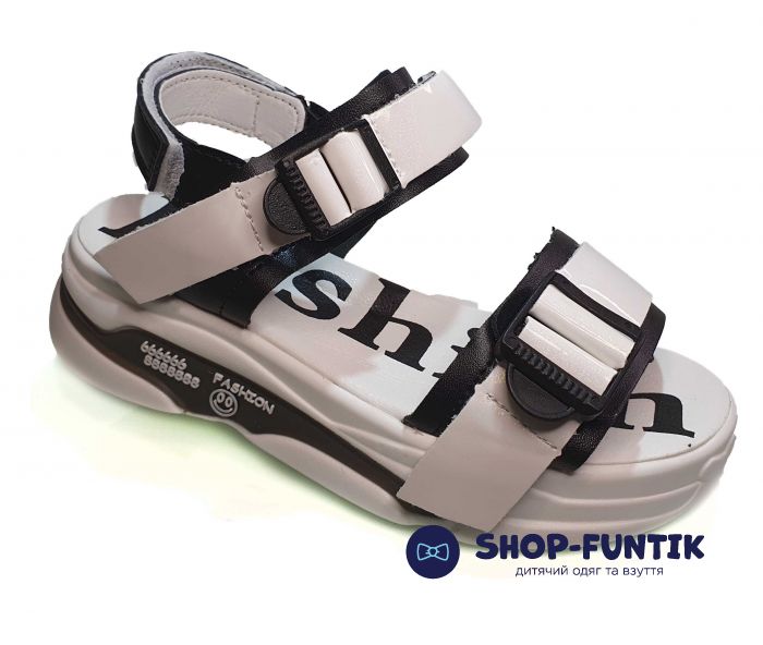 Босоножки Jong.Golf черно-белые С 20234