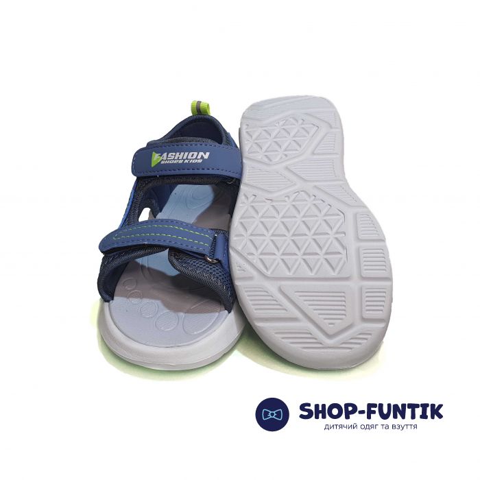 Сандалии Том.М бело-голубые открытые 1050