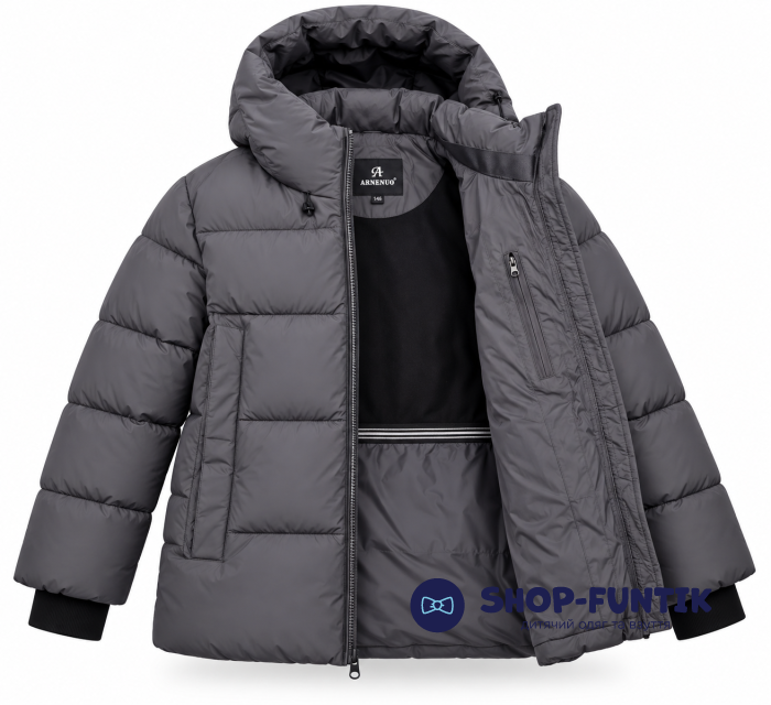 Куртка Anernuo серая (графит) 7503