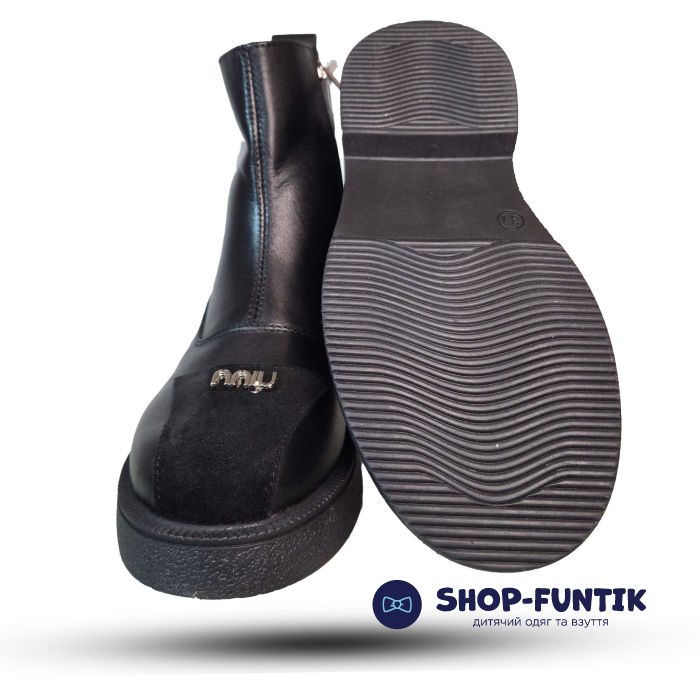 Ботинки Tomini черные 0373