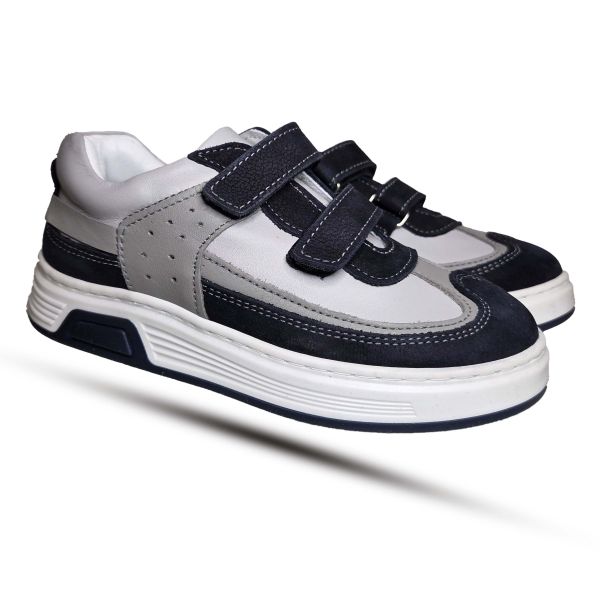 Кроссовки Toddler темно синии с серым 6143