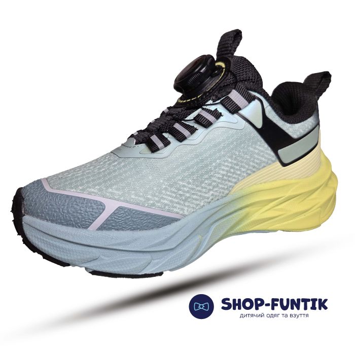 Кроссовки Hang Ten Kids мятные с желтым 5325