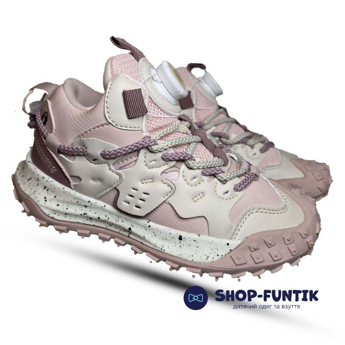 Кроссовки  Hang Ten Kids розовые с белым 011