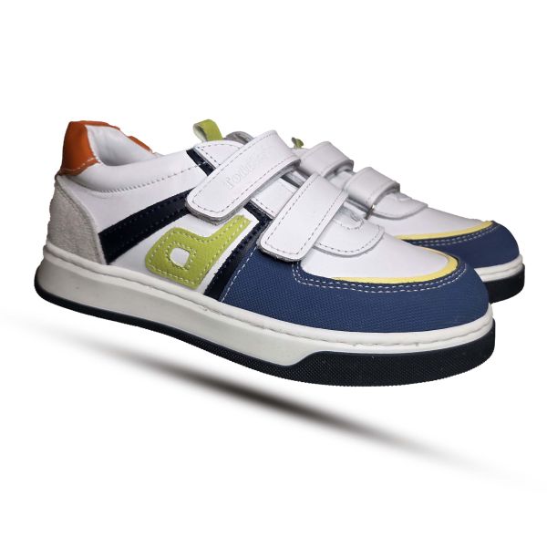 Кроссовки Toddler белые с синим 8726