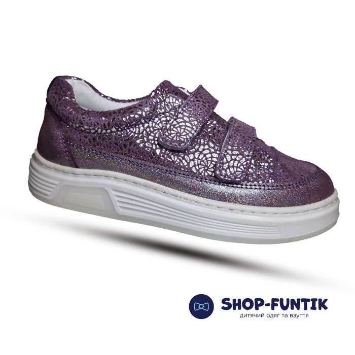 Кроссовки Toddler сиренивые с напылением 61261