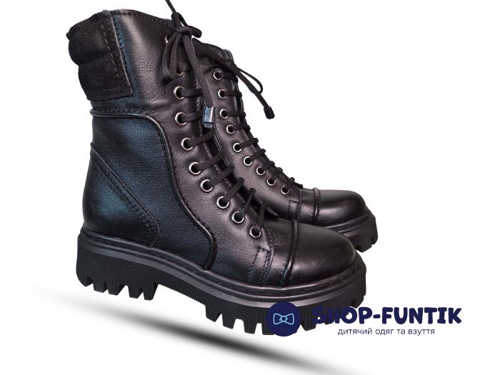 Ботинки Todler черные высокие 4503