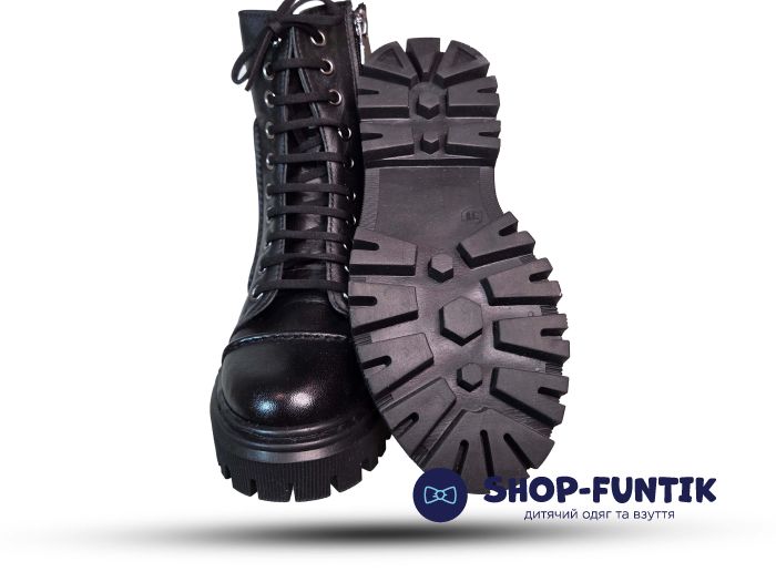 Ботинки Todler черные высокие 4503