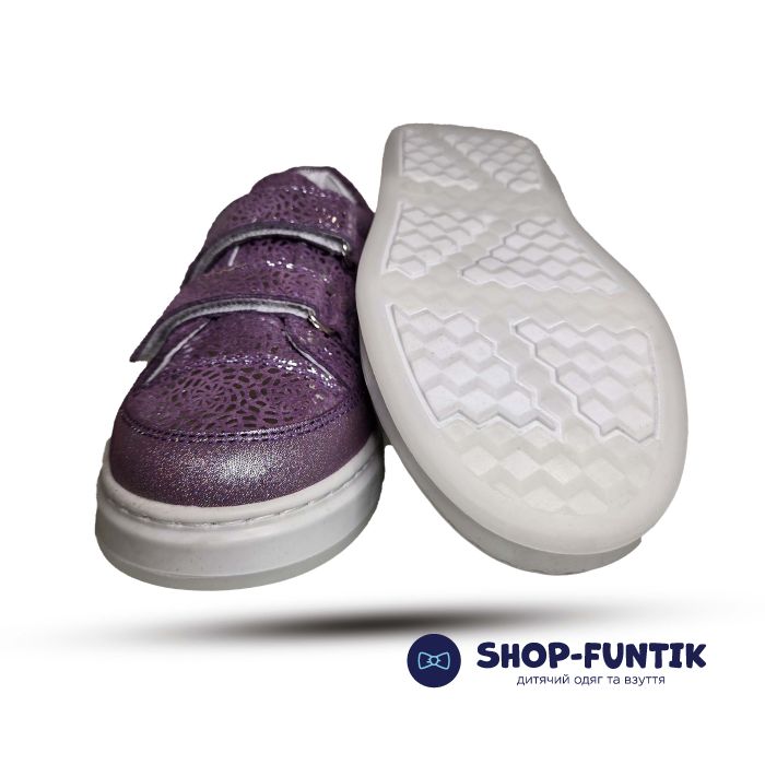 Кроссовки Toddler сиренивые с напылением 61261