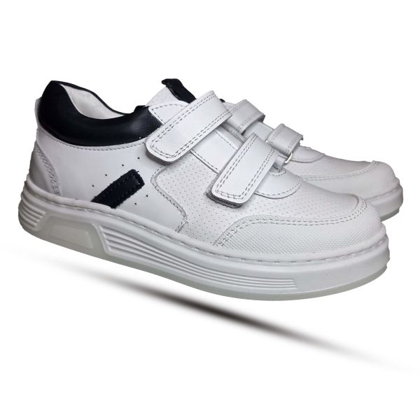 Кроссовки Toddler белые с черным  7442