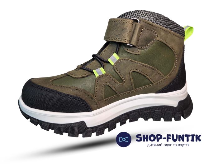 Ботинки Todler хаки на липучке 4903