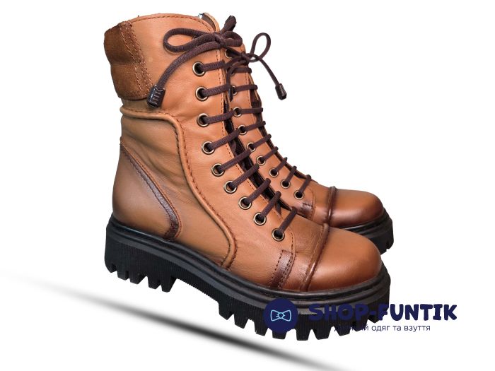 Ботинки Todler светло коричевые высокие 4555