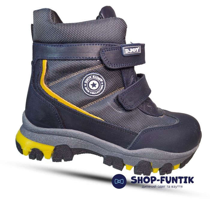 Ботинки Djoy темно синие с голубым 060