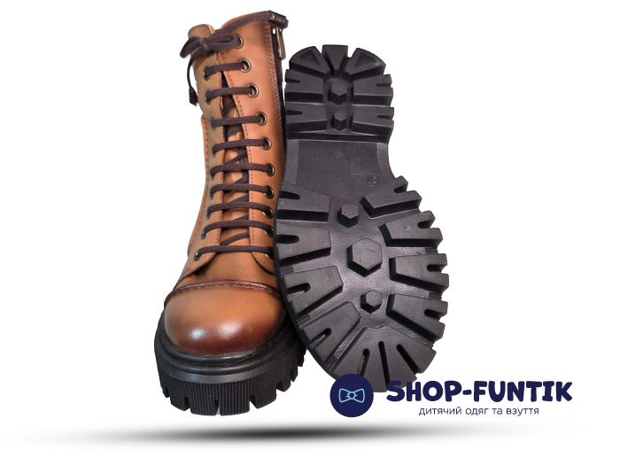 Ботинки Todler светло коричевые высокие 4555