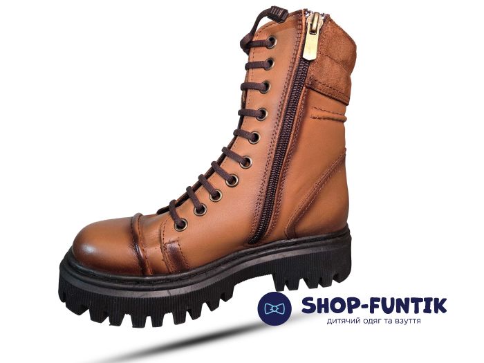 Ботинки Todler светло коричевые высокие 4555