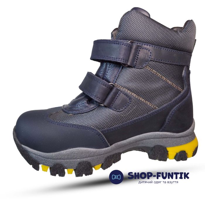 Ботинки Djoy темно синие с голубым 060