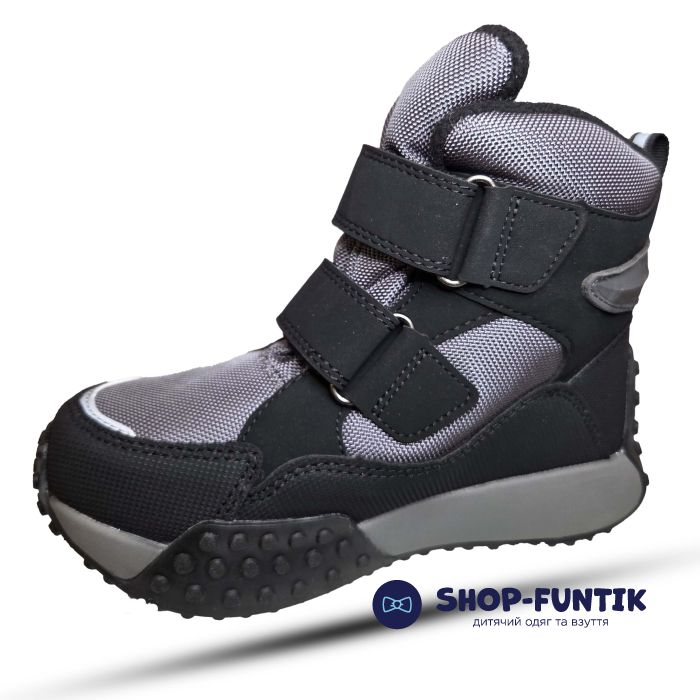 Ботинки Fiamingo серые с черным 522