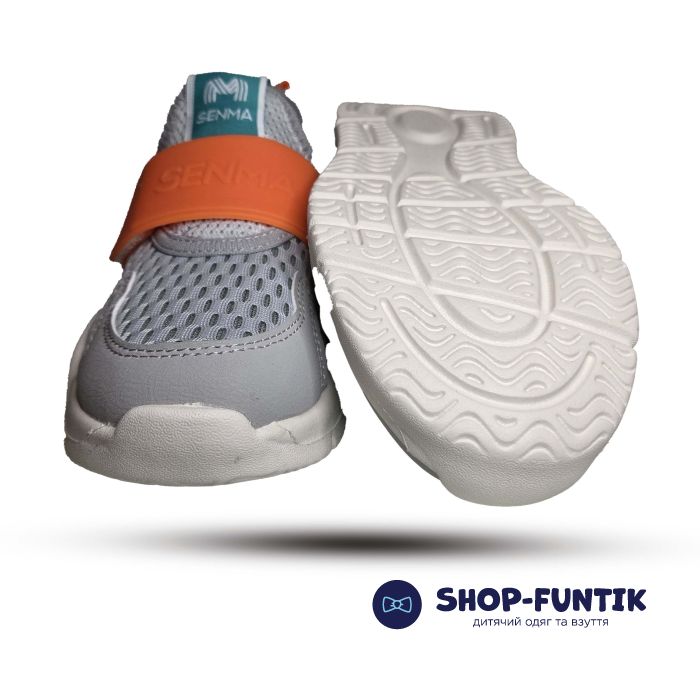 Кроссовки Hang Ten Kids серые сетка 2510