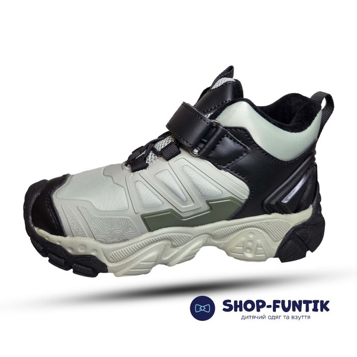 Ботинки Fiamingo светло салатовые с черным 63