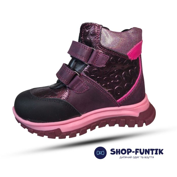 Ботинки Djoy бордовые 0078