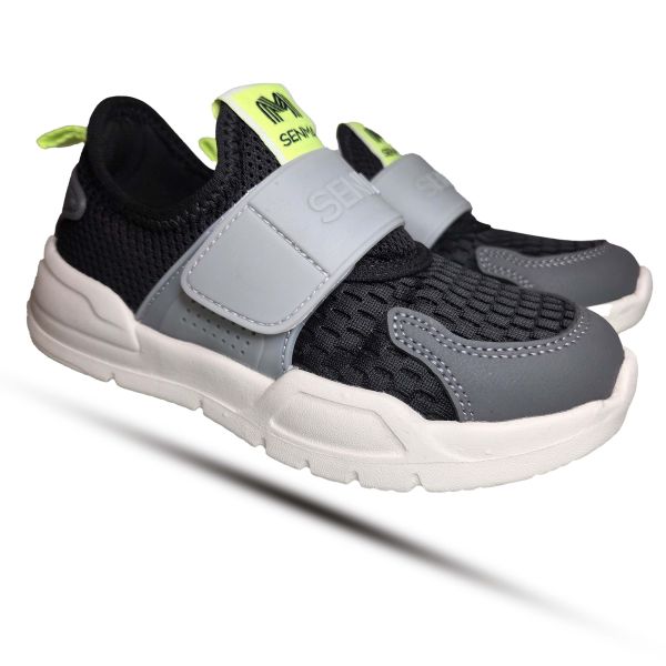 Кроссовки Hang Ten Kids черные сетка 2510