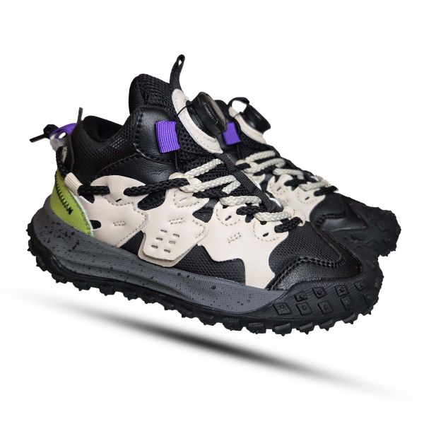 Кроссовки  Hang Ten Kids черные с белым 01