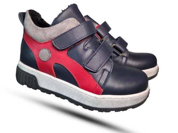 Ботинки Todler темно синие с красным 8350