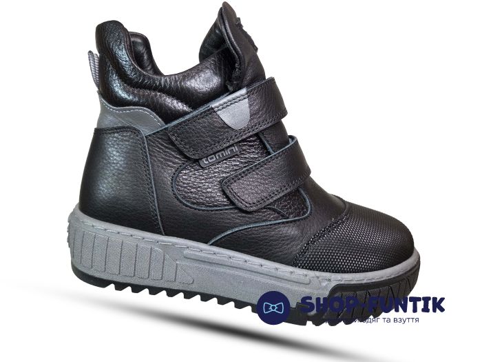 Ботинки Tomini черные с усиленным носком 1905