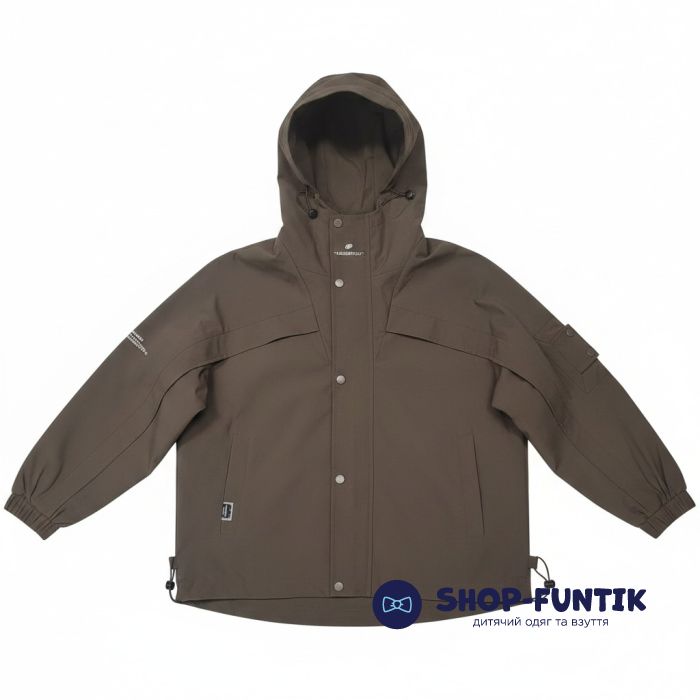 Куртка-ветровка Anernuo коричневая 8602