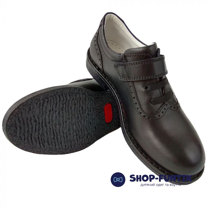 Туфли Tunel черные с липучкой 04501