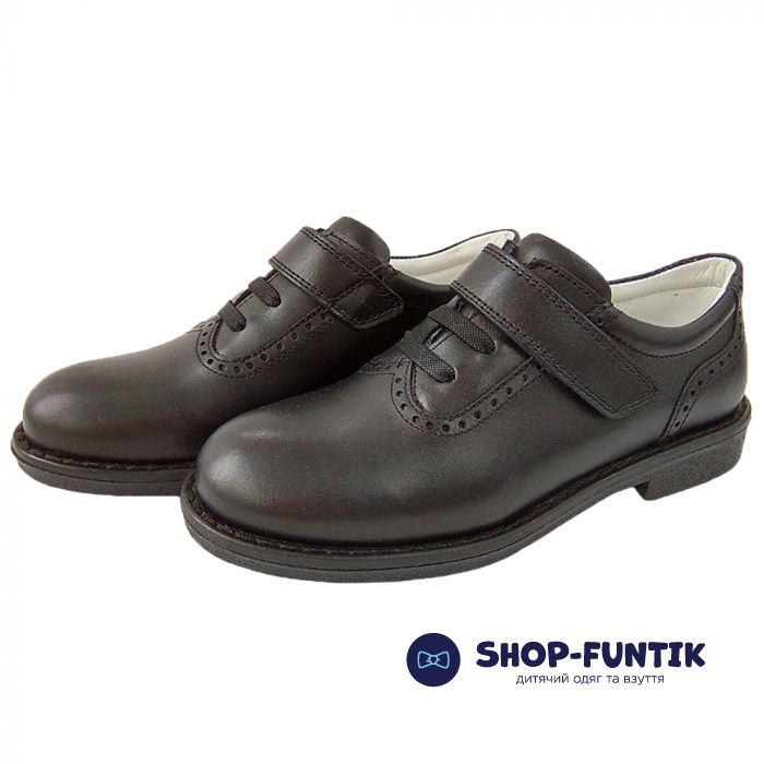 Туфли Tunel черные с липучкой 04501