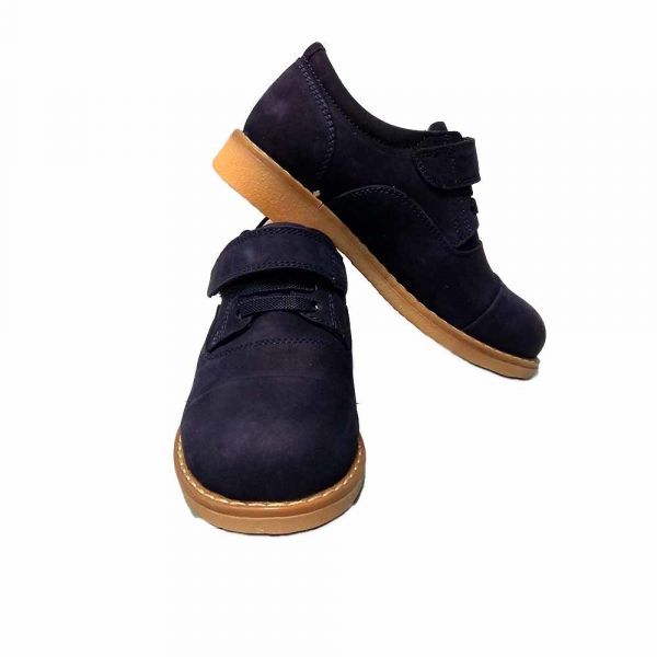 Туфли Tunel темно- синие замшевые 0428