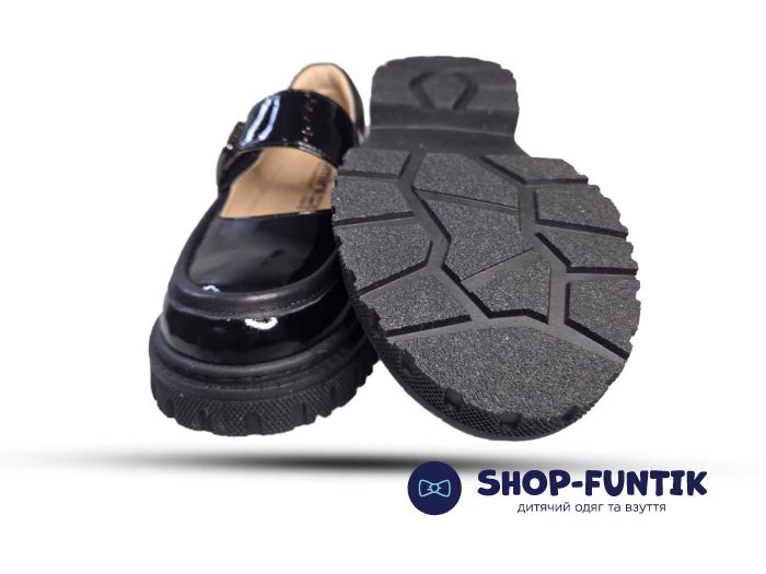 Туфли Tomini черные лакированные 3640 41