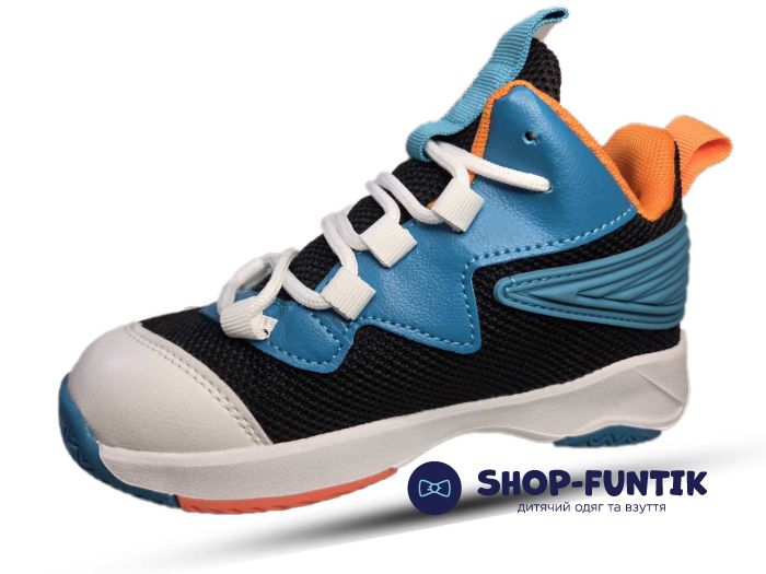 Кроссовки  Jong.Golf черно- белые с оранжевым 668.1