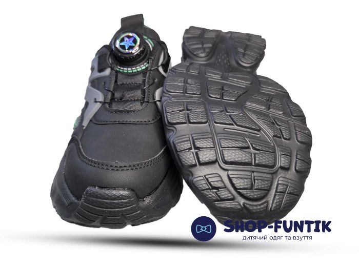 Кроссовки  Jong.Golf черные с зеленым 401