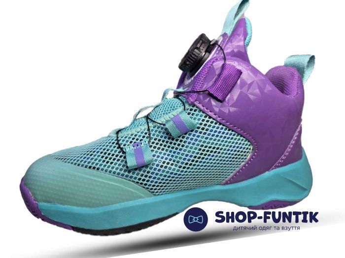 Кроссовки  Jong.Golf салатовые с фиолетовым 918