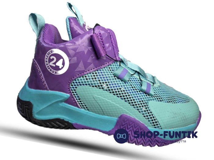 Кроссовки  Jong.Golf салатовые с фиолетовым 918