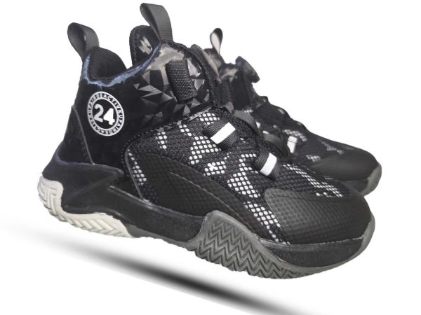 Кроссовки  Jong.Golf черные с белым 9188